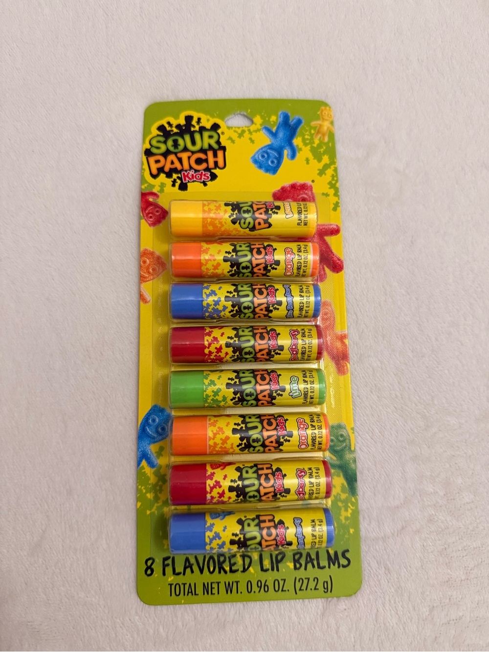 8-Flavored Kids Lip Balm Pack - Assorted Colors